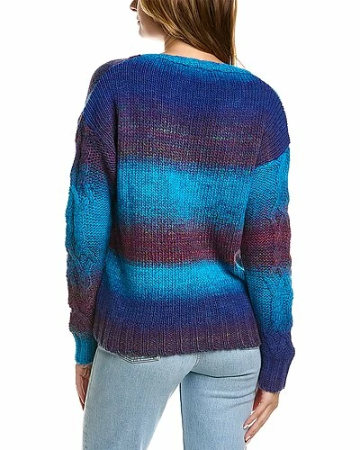 Ramy Brook Zola V-Neck Wool-Blend Sweater Women - Image 2