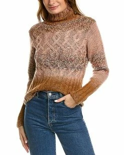 Ramy Brook Leesa Turtleneck Wool-Blend Sweater Women