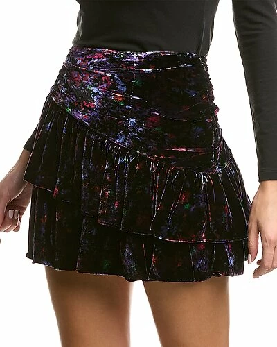 Ramy Brook Malbec Silk-Blend Skirt Women - Image 3