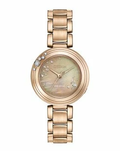 Citizen Women's Stainless Steel Bracelet Diamond Watch