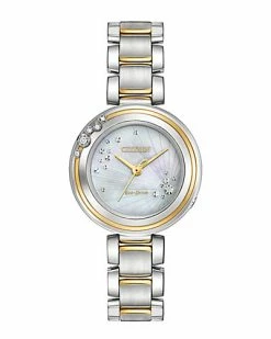 Citizen Women's Stainless Steel Bracelet Diamond Watch